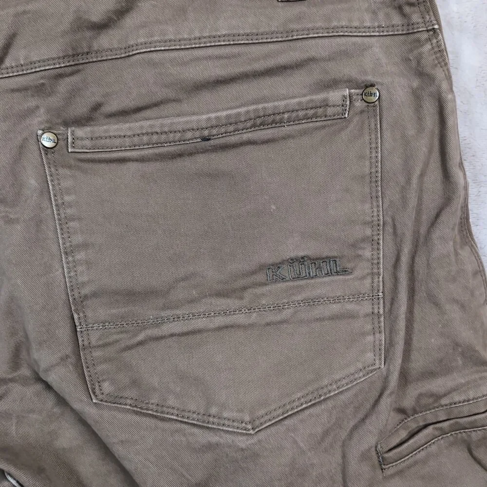 Kuhl Rydr Pants Mens 38x30‎ (38x29) Brown Outdoor Hiking Workwear Heavy Patina